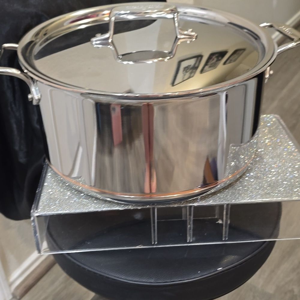 All-Clad Copper Core 8QT Covered Stock Pot - Picture 12 of 16